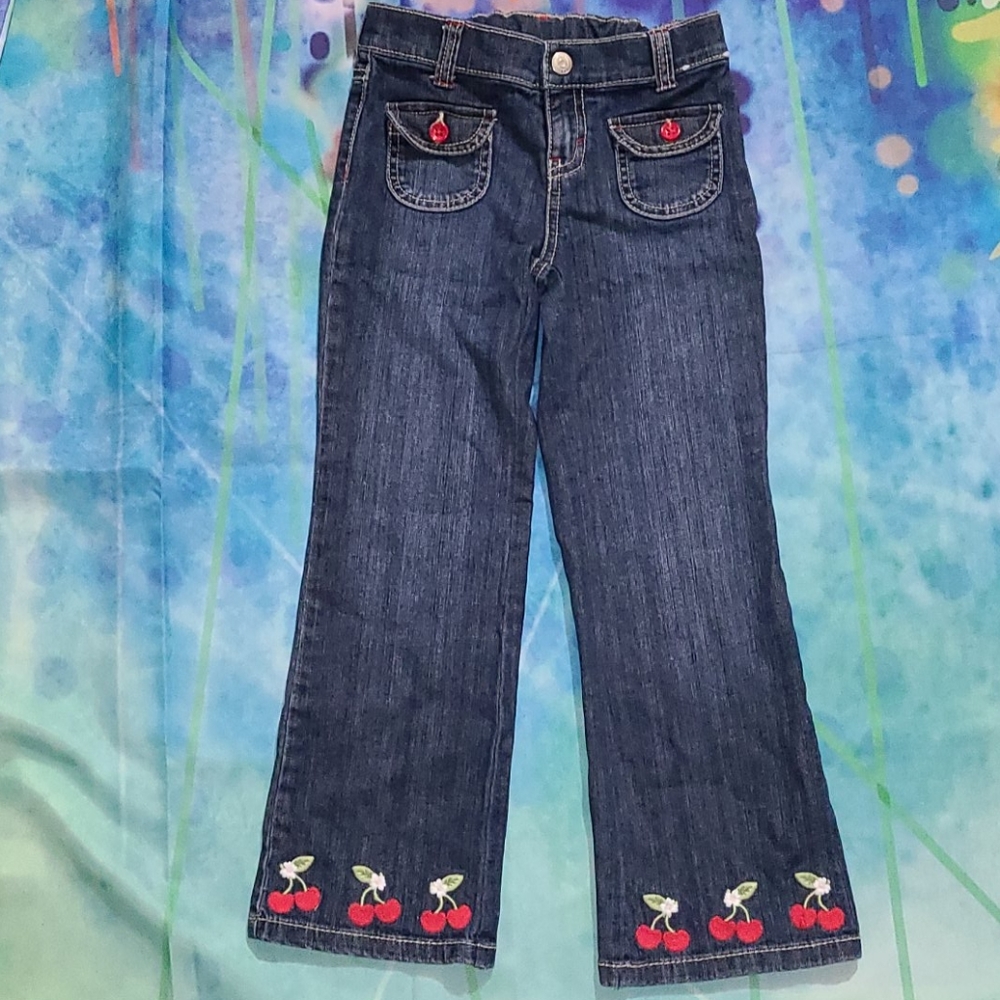 Gymboree Girl's Cherry Bottom Jeans